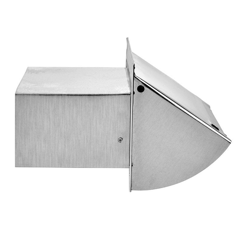 106r_2 3 1/4" x 10" Aluminum Wall Caps