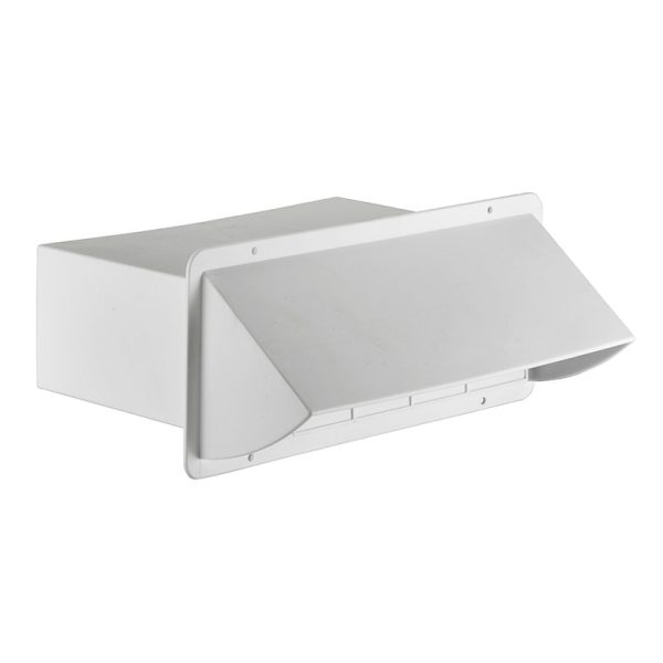 3 1/4" x 10" White Plastic Wall Cap in Bulk