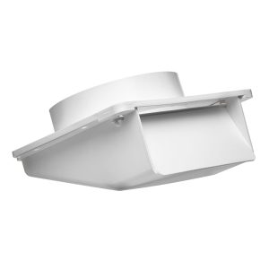 4" White Plastic Under Eave Venting