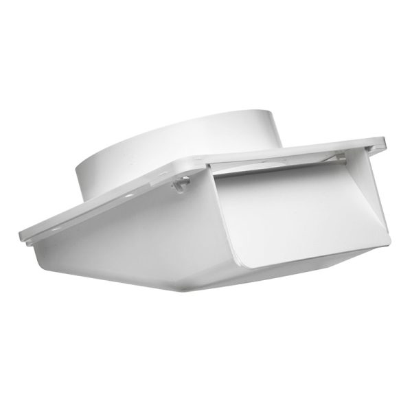 4" White Plastic Under Eave Venting