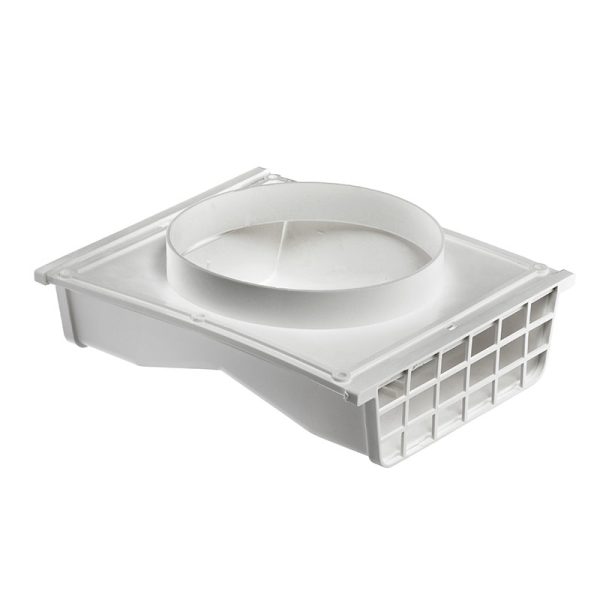 4" or 6" White Plastic Under Eave Vent 164w