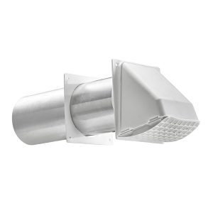 4" White Plastic Preferred Hood Vents