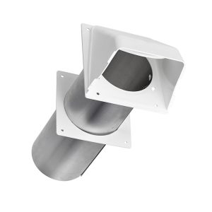 4" White Plastic Preferred Hood Vent