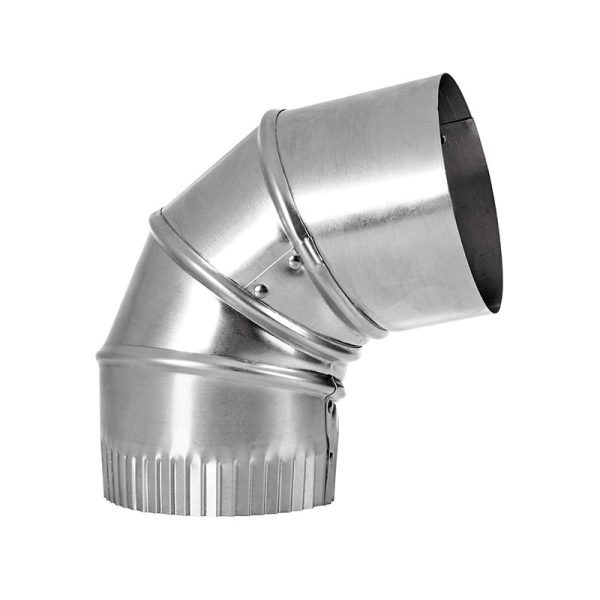 4" Aluminum Adjustable Elbow - 90 Degree Vent