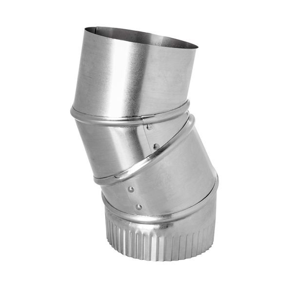 4" Aluminum Adjustable Elbow in 90 Degree