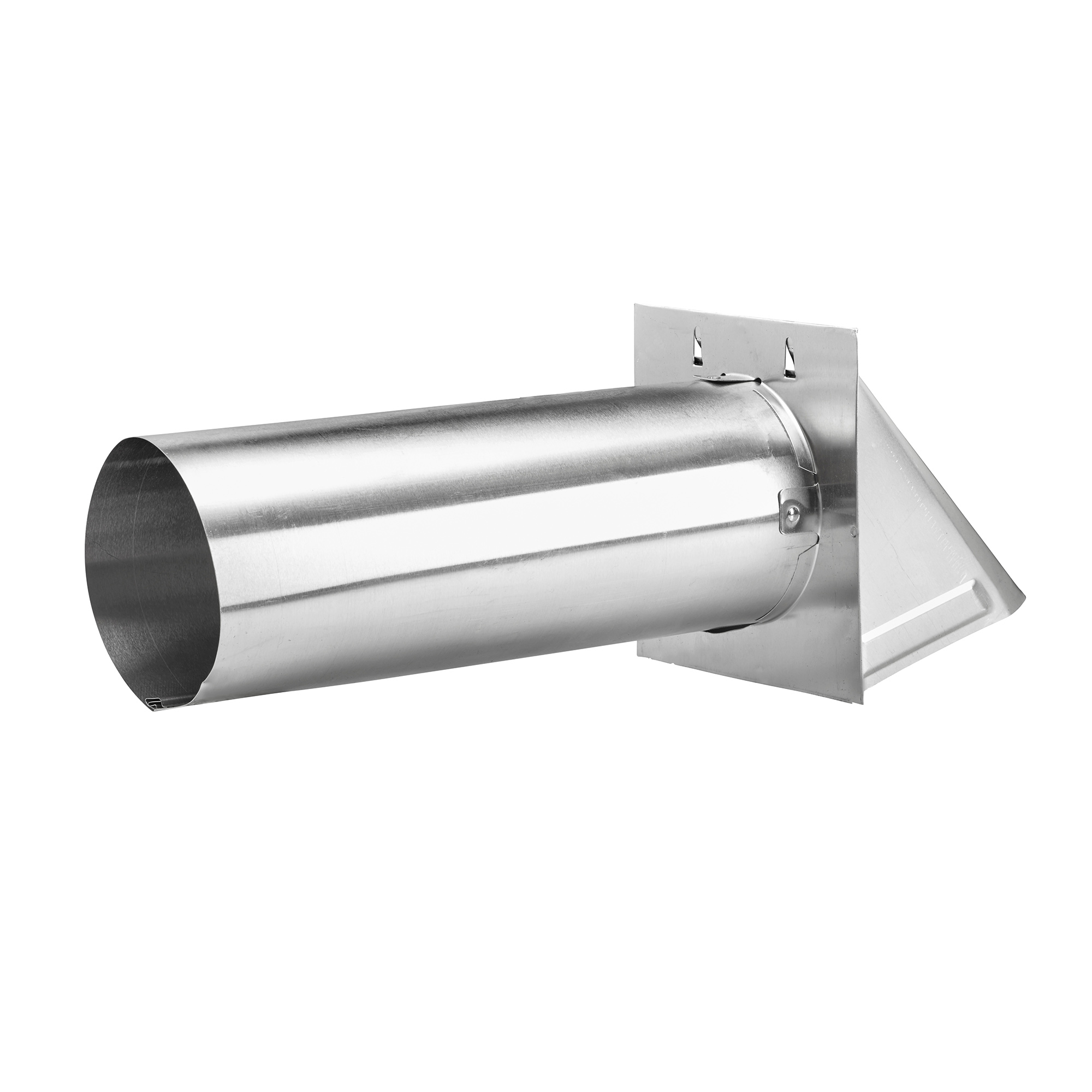 Aluminum Wall Exhaust Hood Dryer Vent - Damper - 11 inch Pipe - Back