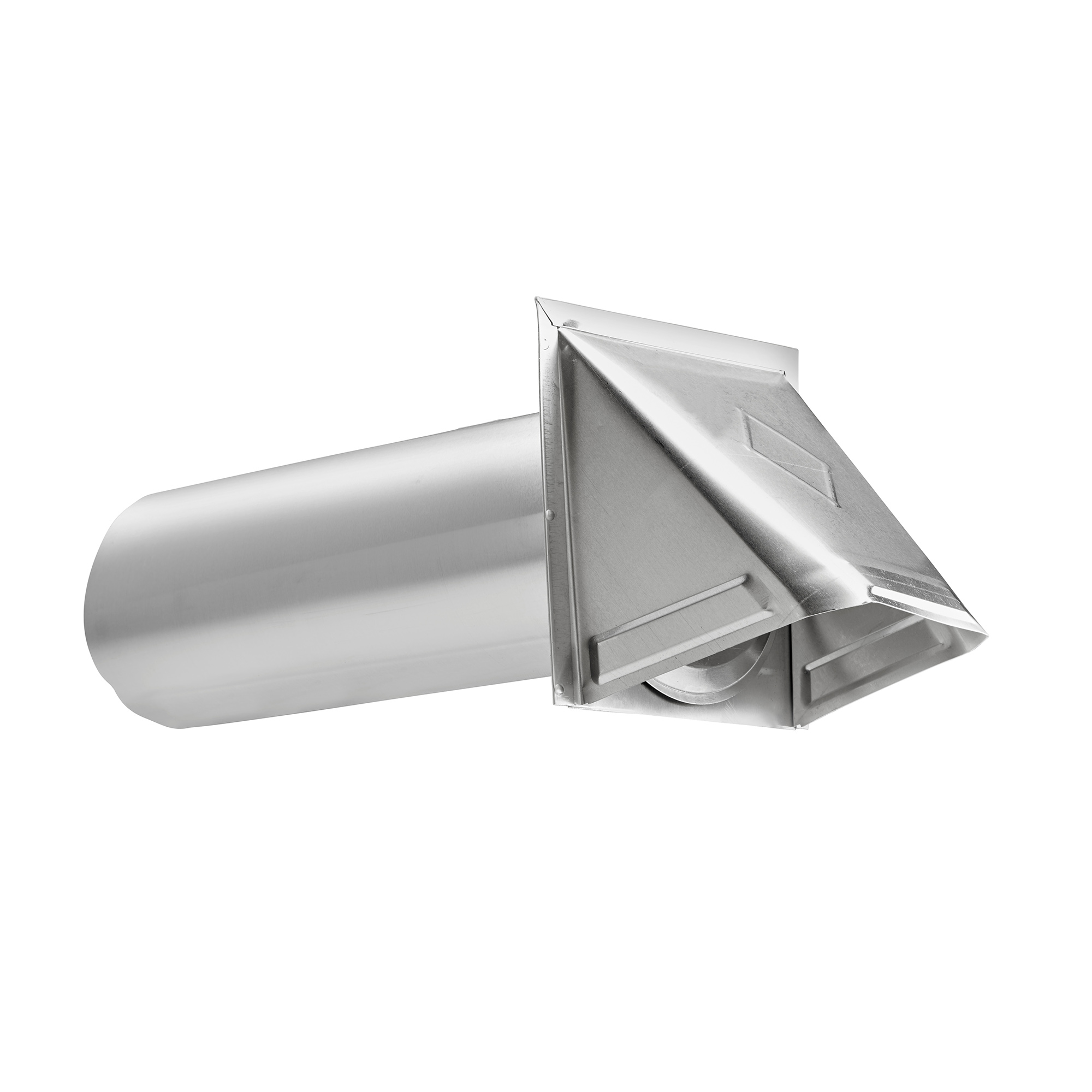 Aluminum Wall Exhaust Hood Dryer Vent - Damper - 11 inch Pipe - Side