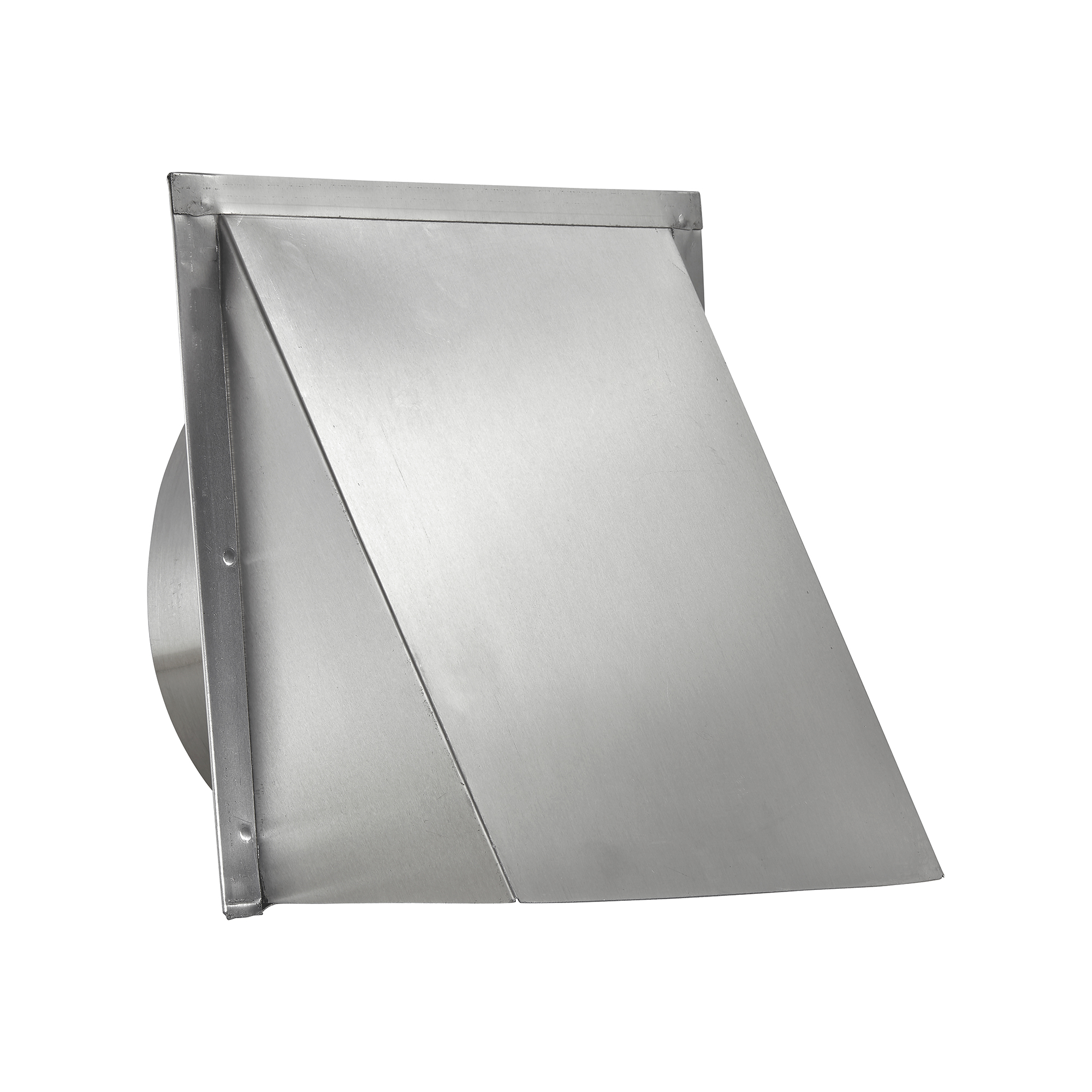 Aluminum Wall Exhaust Hood Exhaust Vent - Spring Damper - 3 inch Pipe - Angle