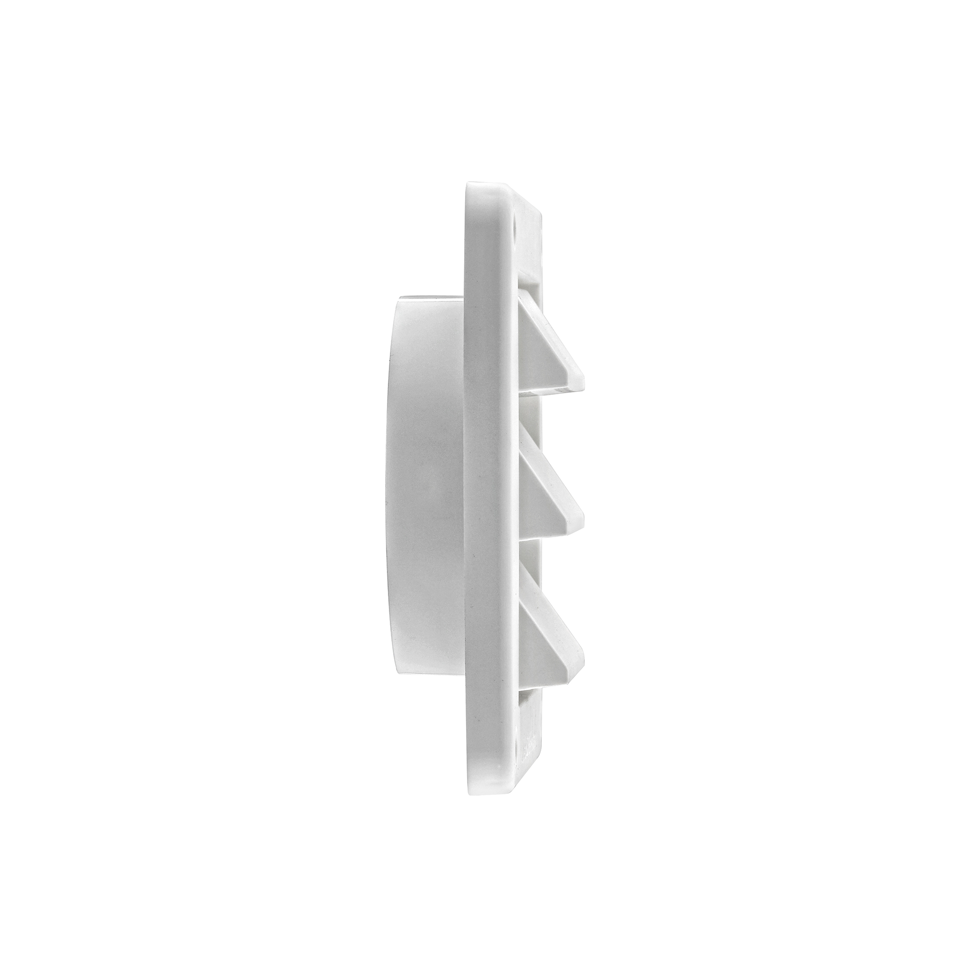 White Plastic Fresh Air Intake Vent (Rain Guard) - Side