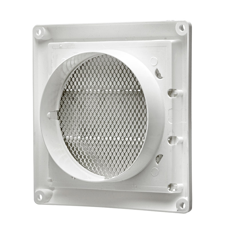 3" White Plastic Air Intake Louver Vent Item 603W