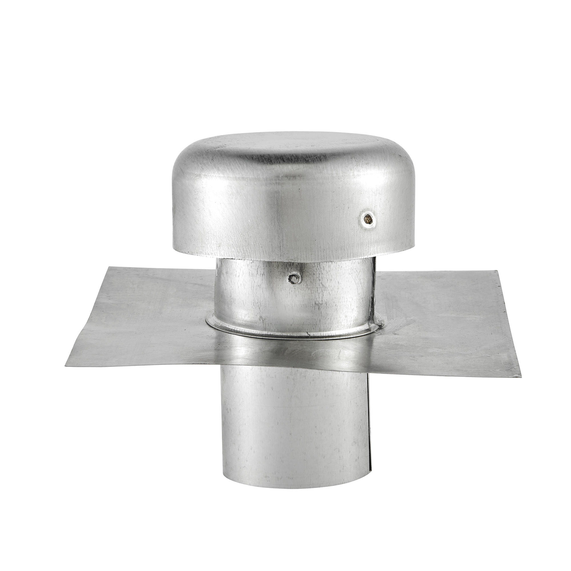 Galvanized Steel Mushroom Roof Vent (No Damper) - Screen - 3 inch Pipe