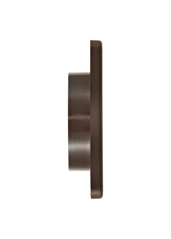 Brown Plastic Wall Exhaust Louvered Dryer Vent - Side