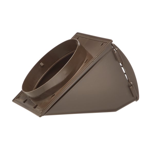 4" Brown Plastic Preferred Hood Vent