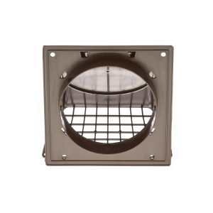 4" Brown Plastic Preferred Hood Vent Back
