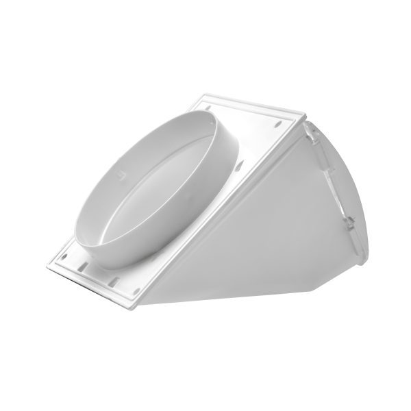 4" White Plastic Preferred Hood Vent