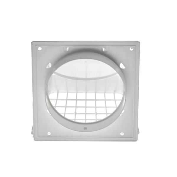 4" White Plastic Preferred Hood Vent