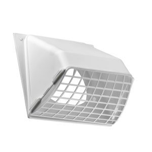 4" White Plastic Preferred Hood Vent