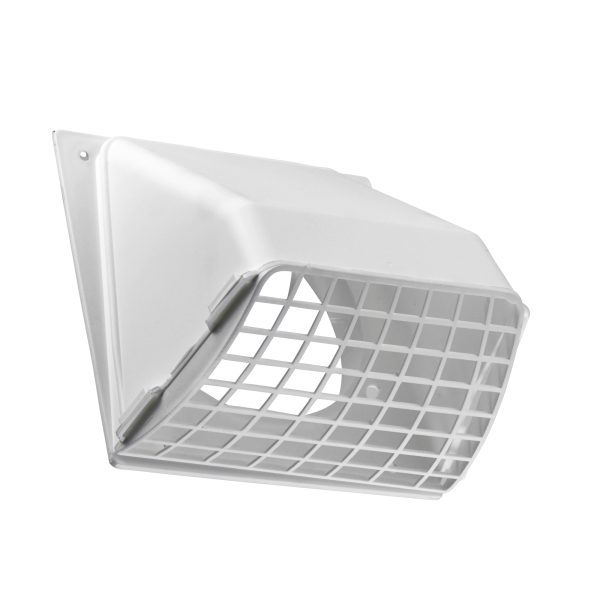 4" White Plastic Preferred Hood Vent