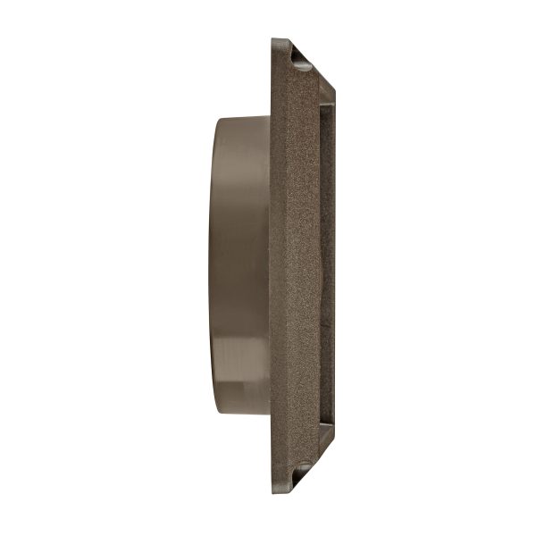 4" Brown Plastic Louvered Vents