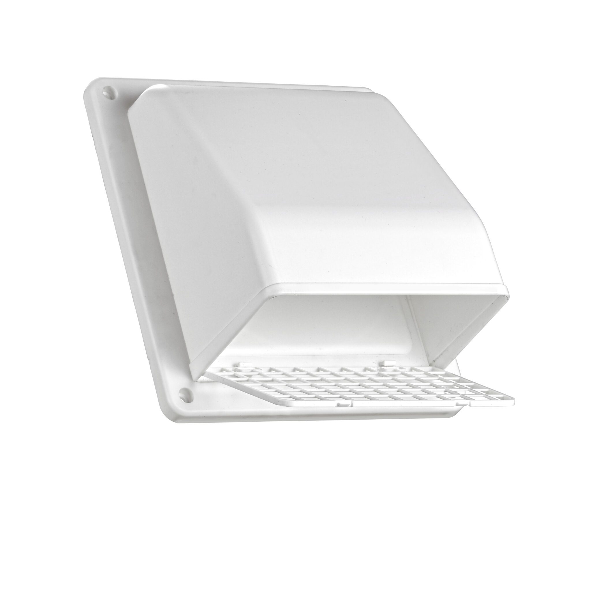 Bath Fan Vent - 6 inch Wall Exhaust Hood Vent - Damper #3510W