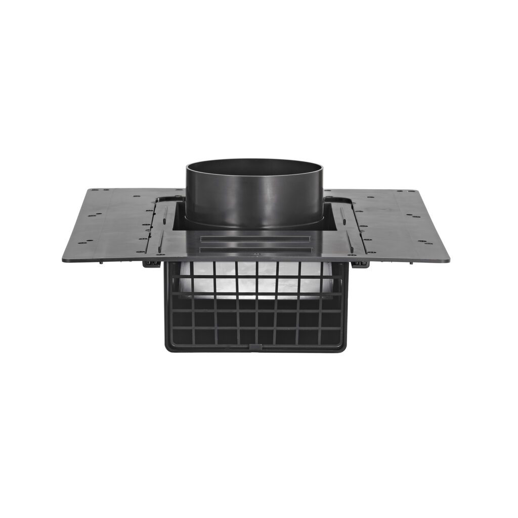 4 inch Black ABS Plastic Exhaust Roof Vent Item 354R