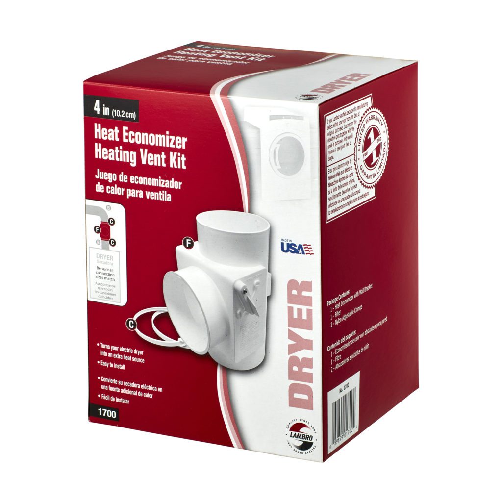 4" Heat Economizer Kit Item 1700 Lambro Industries