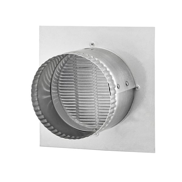 4" White Aluminum Mini Vent 142W