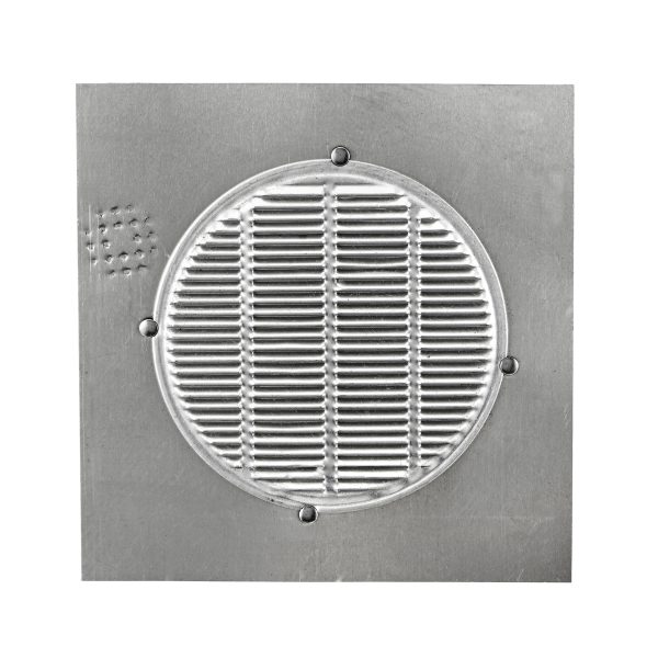 4" White Aluminum Mini Vent Front 142