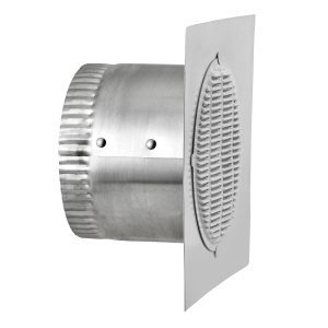 4" White Aluminum Mini Vent Part 142W