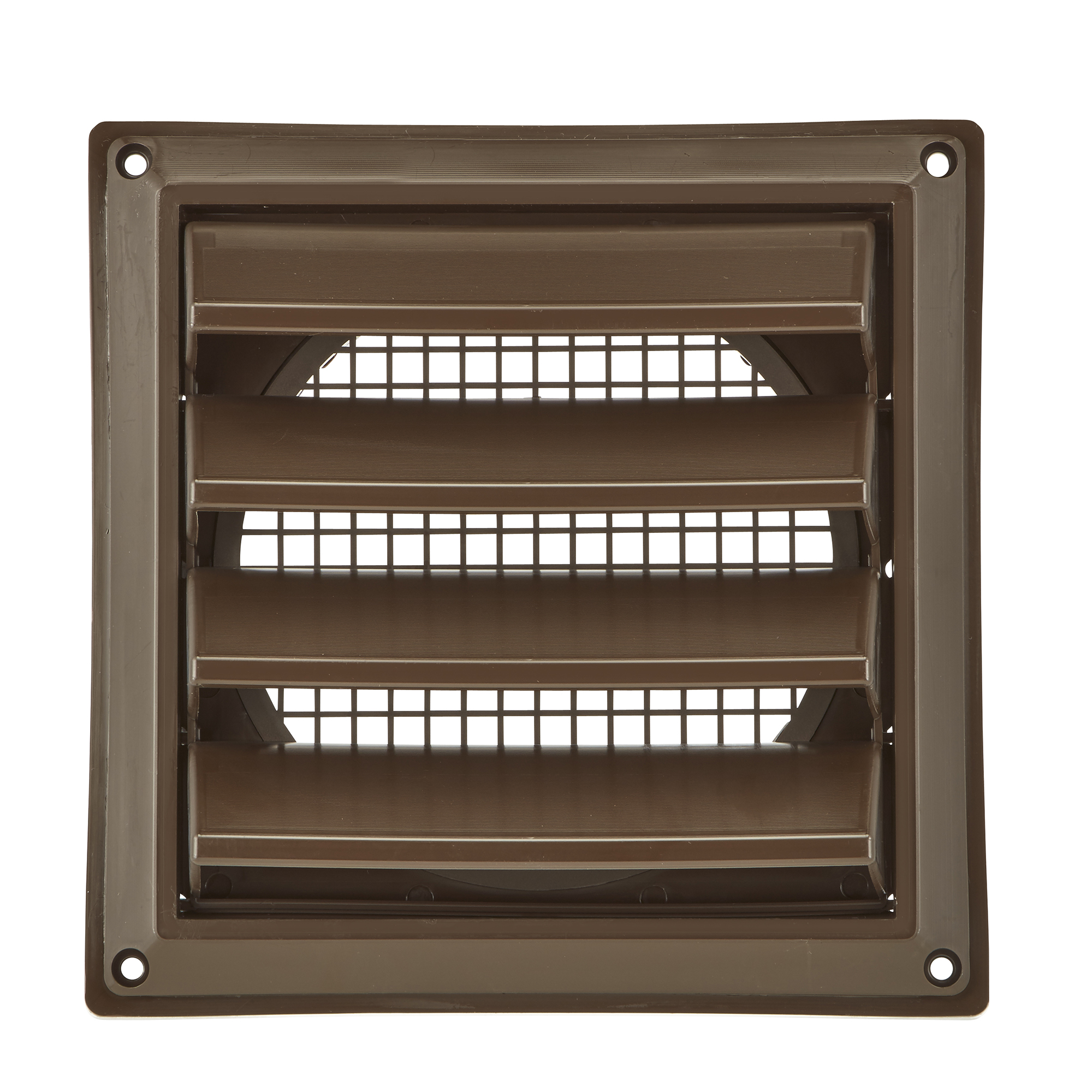 6" Brown Plastic Air Intake Louver Vent Item 606B