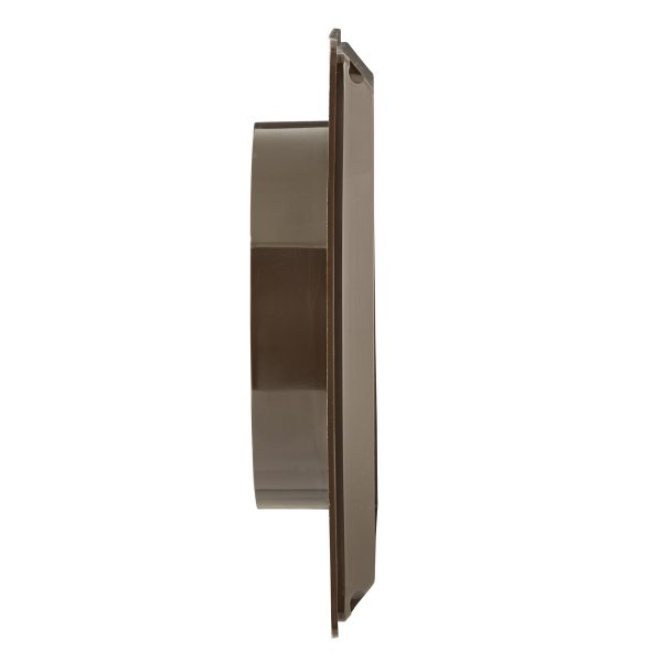 6" Brown Plastic Louvered Vent 361B