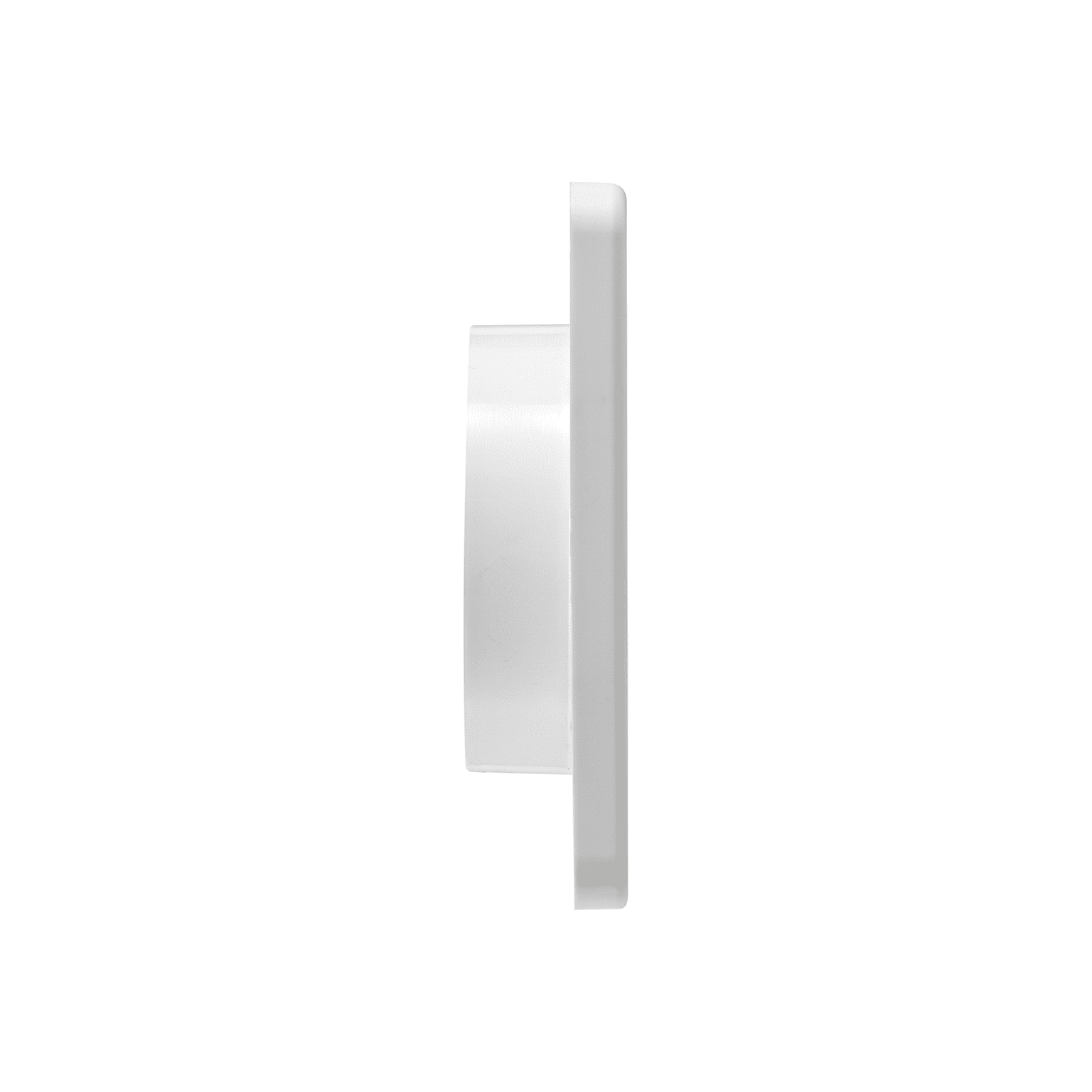 Lambro 3-Inch White Plastic Louvered Vent Hood With Screen - For Dryer, Bathroom, Or Exhaust