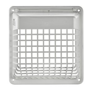 White Plastic Universal Hinged Vent Guard Part 1491