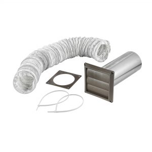 4" x 8' Vinyl Duct Louvered Vent Kits
