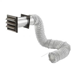 4" x 8' Vinyl Duct Louvered Vent Kit