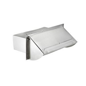 3 1/4" x 10" Aluminum Wall Cap Front 106S