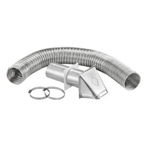 4" x 8' Flexible Semi-Rigid Aluminum Duct Preferred Hood Vent Kits