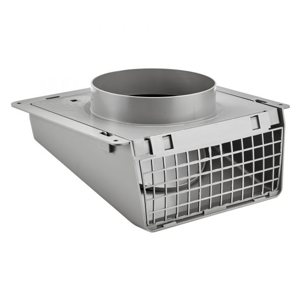 6" Gray Plastic Wall Caps