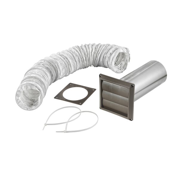 4 by 8 Vinyl Duct Louvered Vent Kits 1316B