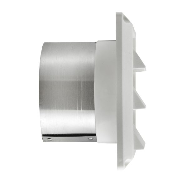 4" White Plastic Air Intake Louver Vent 674W