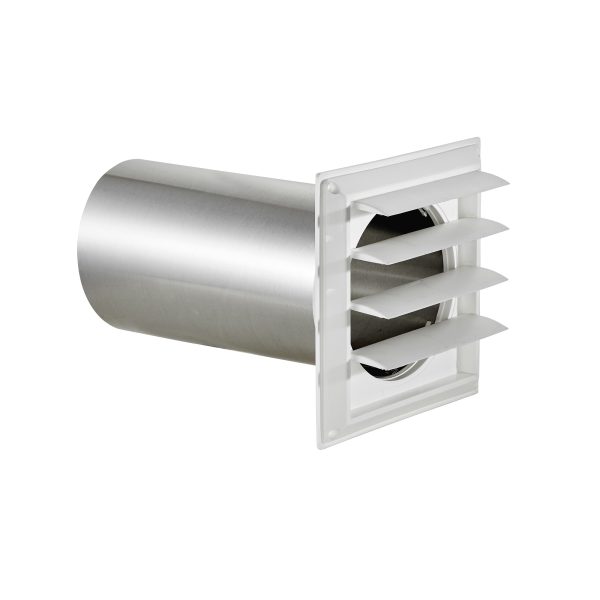 4" White R2 Style Wall Exhaust Hood Venting Part 361WTP