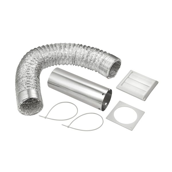 4" x 5' LamaFlex Duct Louvered Vent Kit 407W