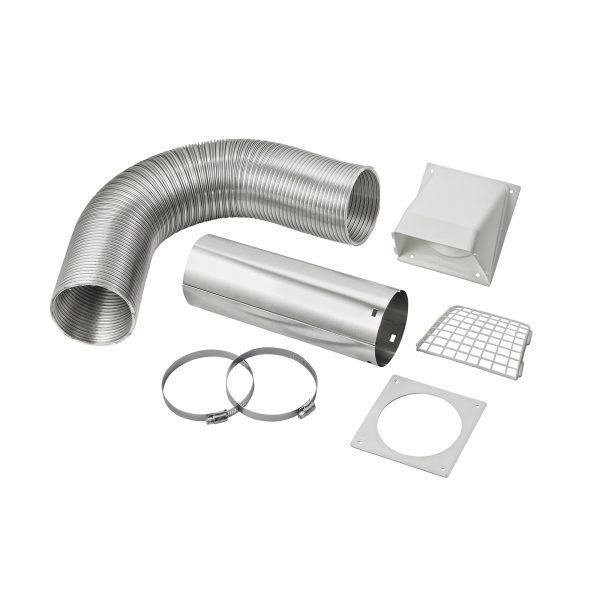 4" x 8' Flexible Semi-Rigid Louvered Vent Kit Item 316W