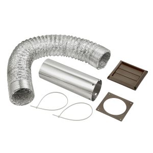 4" x 8' LamaFlex Duct Louvered Vent Kit 407B