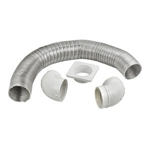 4" x 8' Flexible Semi-Rigid Aluminum Duct Kit