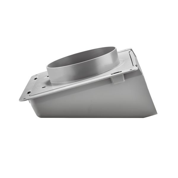 6" Gray Plastic Wall Cap Part 351GR