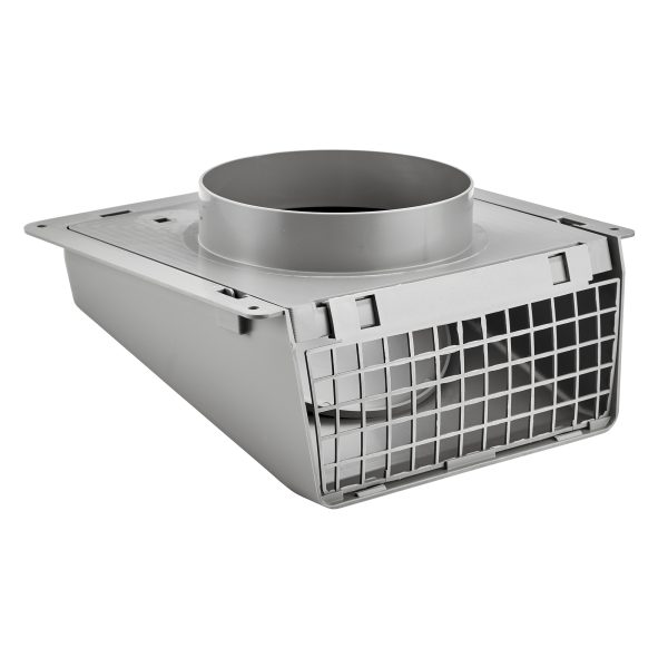 6" Gray Plastic Wall Caps 351GR