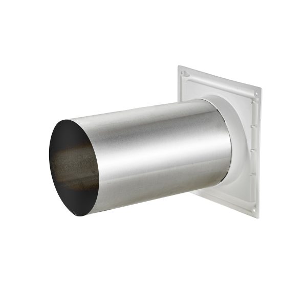 6" White Plastic Louvered Vent 361WTP