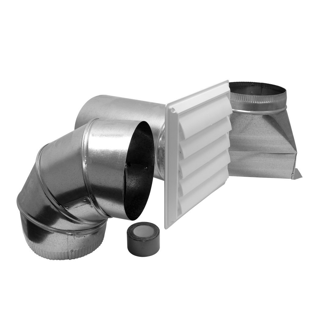 7" Galvanized Wall Vent Kit Item 377 DISCONTINUED
