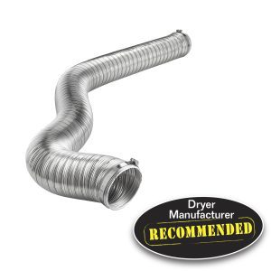 4" x 8' UL 2158A Semi-Rigid Transition Duct 90 Degree Close Elbow Kit